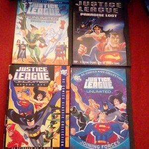 Justice League Unlimited, DC Comics Collection, DVD's Lot. (2 for $25)
